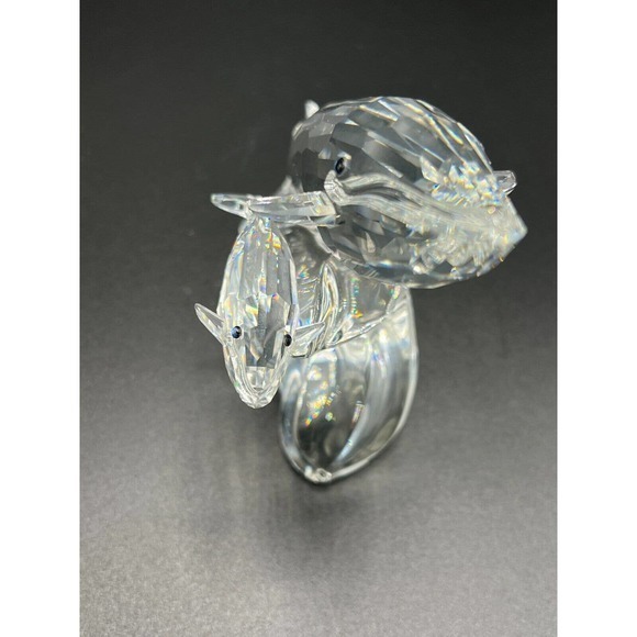 Swarovski Crystal SCS 1992 Annual Edition "Care for me" the Whales with Box - Picture 4 of 7